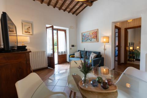 Woonkamer appartement Origano