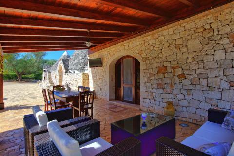 Villa terras prive zwembad zuid italie puglia