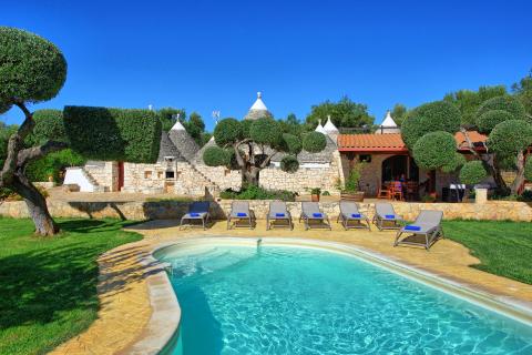 villa met prive zwembad puglia trullo
