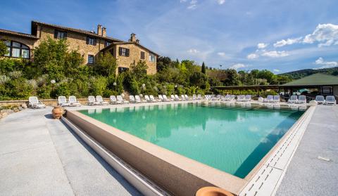 umbrie agriturismo tennisbaan italie