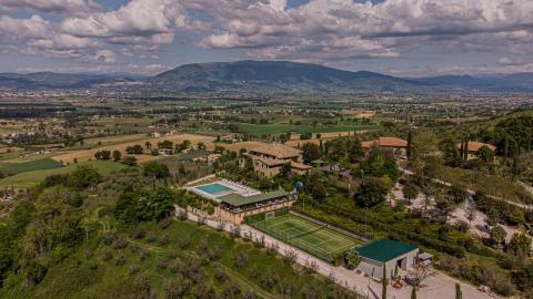 italie tennisbaan agriturismo umbrie