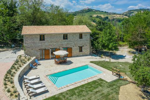 Vakantiehuis 8 personen le marche Italie