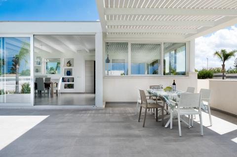 Moderne luxe villa Marsala Sicilie | Tritt