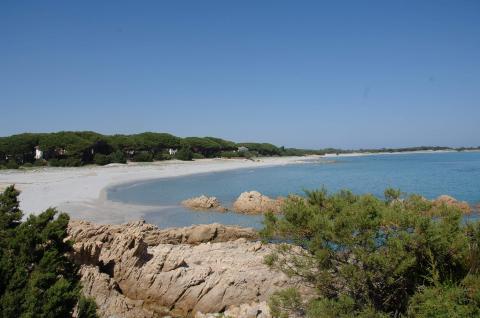 Vakantiehuisjes aan het strand Sardinie