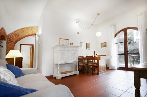 Agriturismo met appartementen tussen de wijngaarde