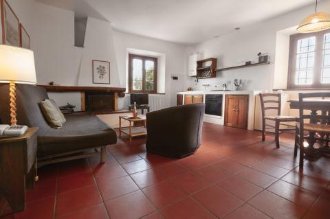 Agriturismo met appartementen tussen de wijngaarde