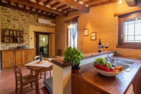 Vakantiewoning tussen Arezzo en Cortona