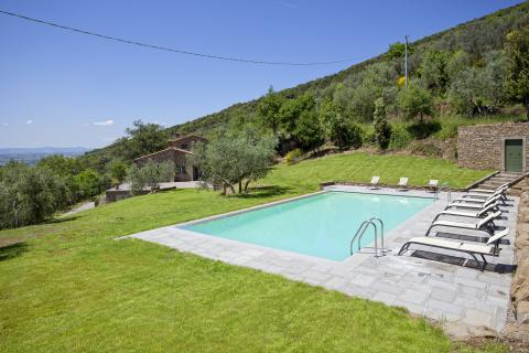 Villa met zwembad Cortona Toscane