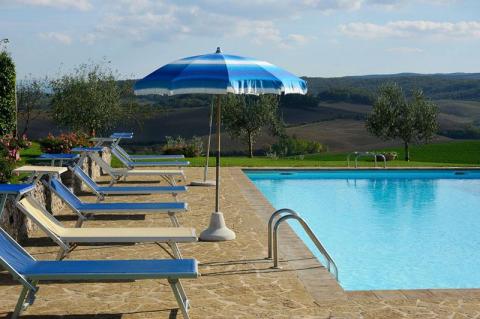 Panoramische villa nabij Siena, Toscane
