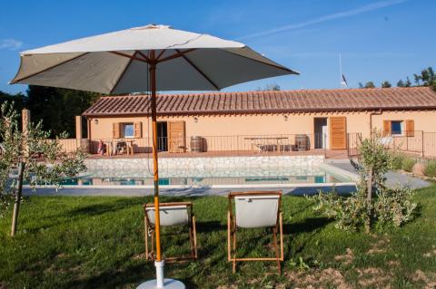 Vakantiewoningen met zwembadzicht