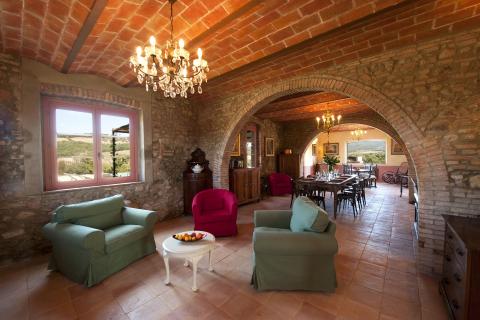 Ruime vakantievilla Etruskische kust