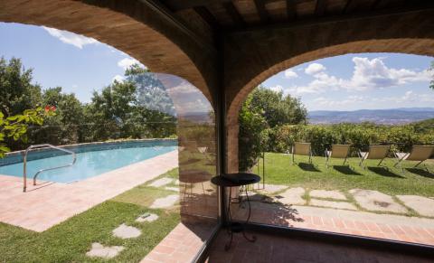 Luxe villa Arezzo voor 10 personen