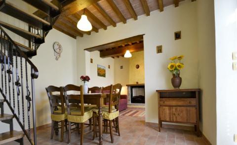 Vakantiehuis voor 7 prs. Cortona Toscane