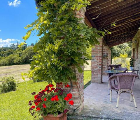 Vakantiehuisjes wijnboerderij Siena Toscane