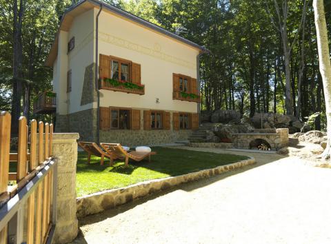 Vakantie chalet op vulkaan Monte Amiata, Toscane