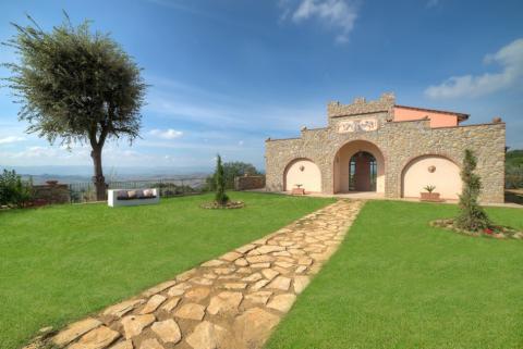 Luxe villa Montaione Toscane
