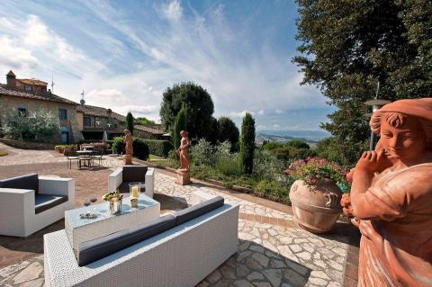 Luxe villa Montaione Toscane met zwembad