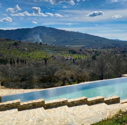 Luxe vakantievilla met 5 slaapkamers Cortona | Tritt.nl