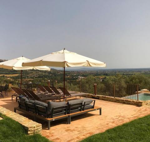 Luxe vakantievilla met 5 slaapkamers Cortona | Tritt.nl