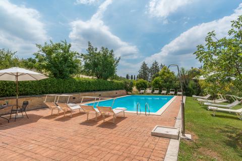 Vakantiewoningen Siena met zwembad