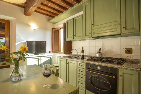 Ruim appartement kindvriendelijke agriturismo