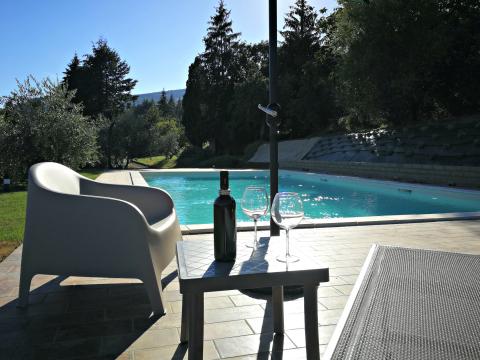 Vakantiehuis met privé zwembad bij Lucca, Toscane.