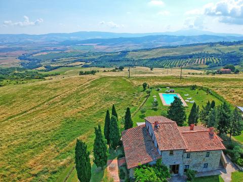 Villa voor groep 8 slaapkamers Val dorcia Toscane
