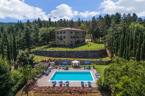 Prachtige villa Arezzo