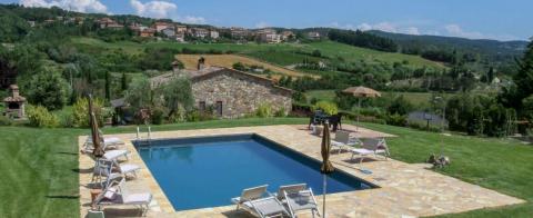 Vakantiehuis met zwembad bij dorpje Toscane