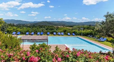 Luxe vakantiewoningen met zwembad Arezzo Toscane