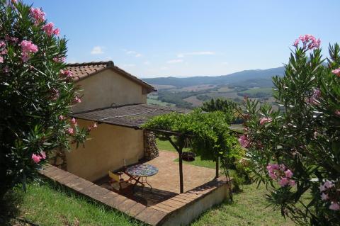 Vakantiewoningen Toscane kust met uitzicht