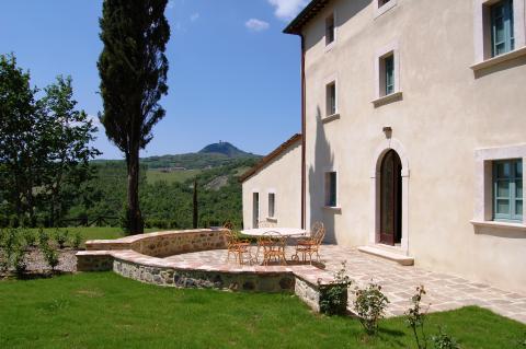 Luxe villa zwembad, tennisbaan, bij Siena  Toscane