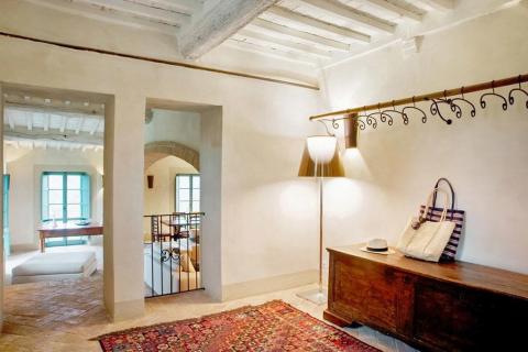 Luxe villa zwembad, tennisbaan, bij Siena  Toscane