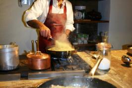 Kookcursussen en diners met chef Maurizio