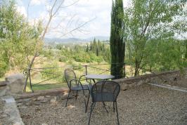 Terras appartement Il Melo