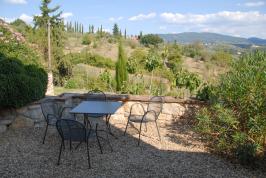 Terras appartement Il Camino