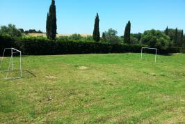 Lekker trapveldje met doelen voor de kids