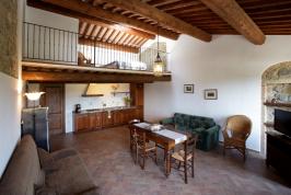 Woonkamer met vide appartement Papavero