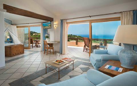 Luxueus hotel aan prachtige kust Sardinië
