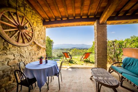 Agriturismo Toscane met uitzicht