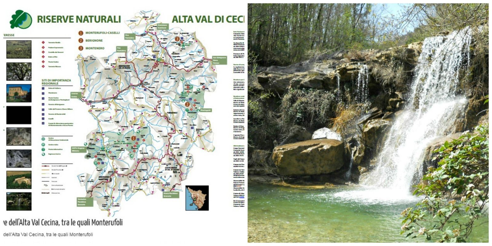 Trekking Monterufoli - Cascata dello Sterza