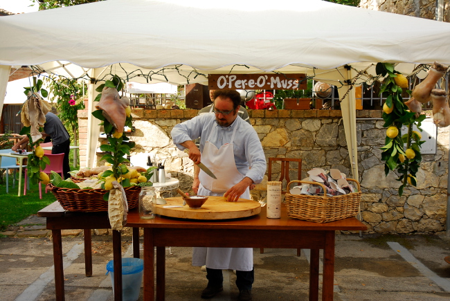 Siena - italiaans eten bereiden tijdens de Palio