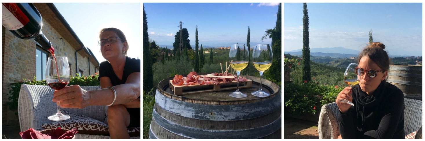 Toscane wijnproeverij