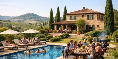 Family villa Italy for a large group